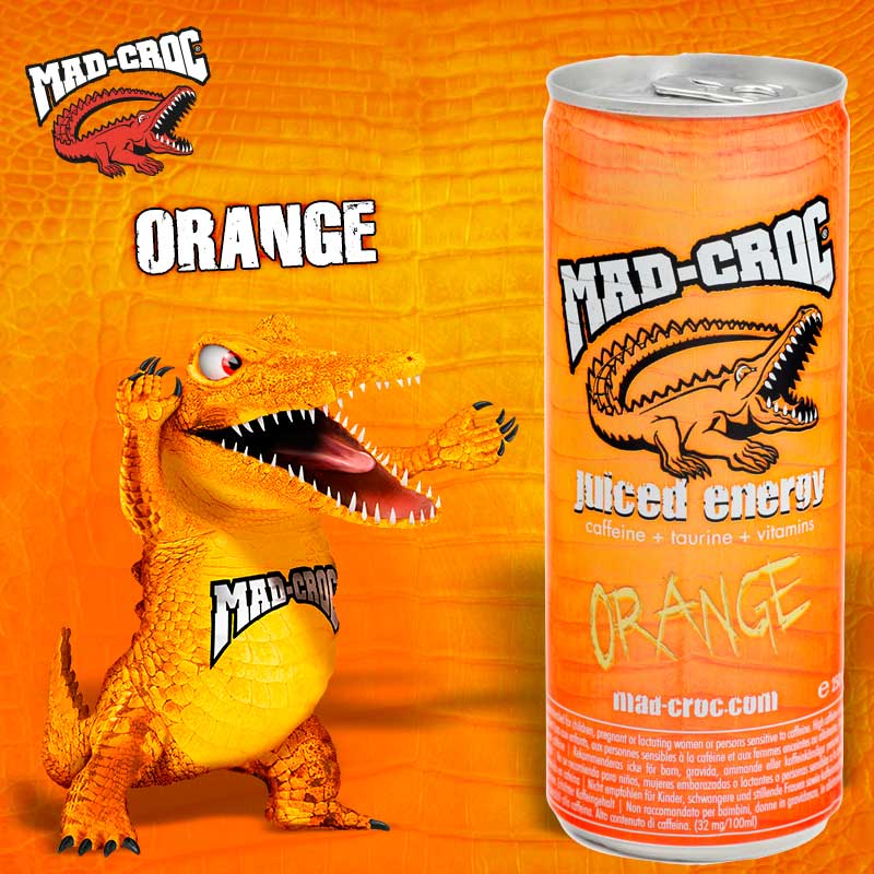 Mad-Croc Juiced Energy Orange 250ml